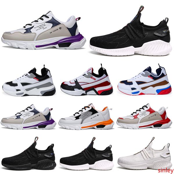 

new fashion men running shoes breathable black white red orange platform triple s mens trainers sport sneakers 40-46