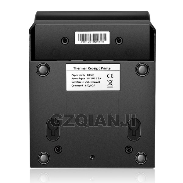 

pos bill printer 80mm thermal receipt small ticket barcode printert auto cutting restaurant kitchen printer usb lan serial port