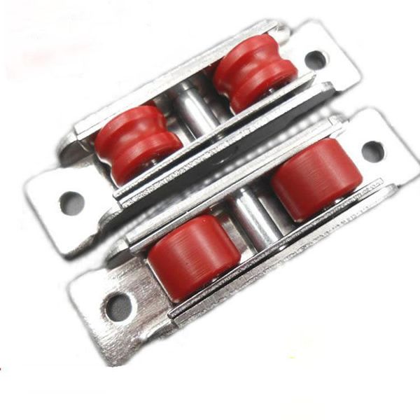 

4 pics window roller sliding door plastic steel window pulley concave stainless steel wheel mute nylon roller hardware