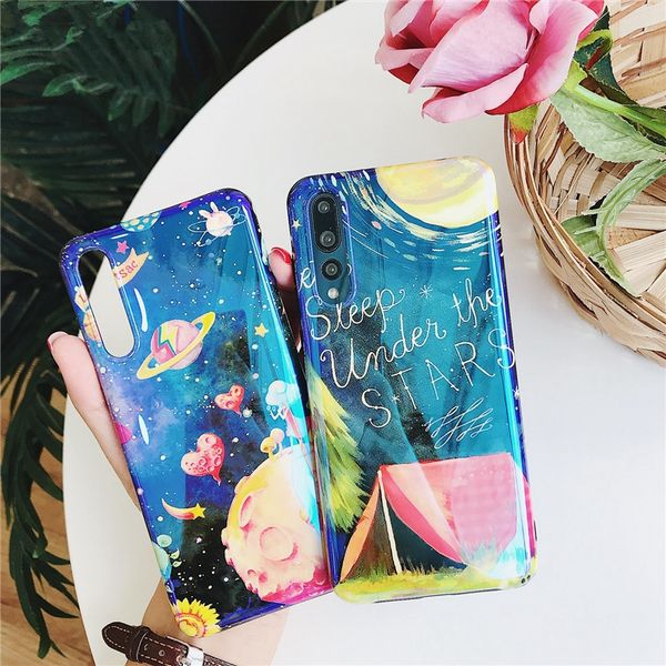 coque huawei p20 lune