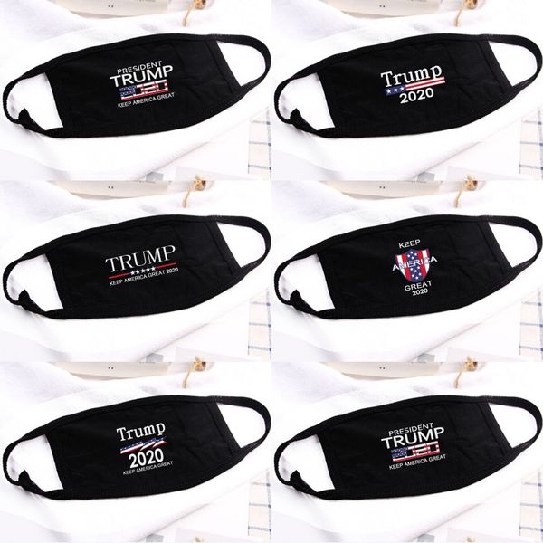 

dhl shipping trump face half masks mouth mask fashion funny anti-dust cotton usa women men winter warm black washable mask 5 styles l149fa