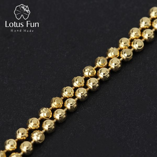 

lotus fun real 925 sterling silver handmade fine jewelry design necklace chain for women collier acessorios