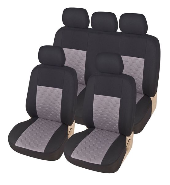 

universal car seat cover 9pcs indentation full seat covers fittings sedans auto interior car accessories fit for car care seat protector