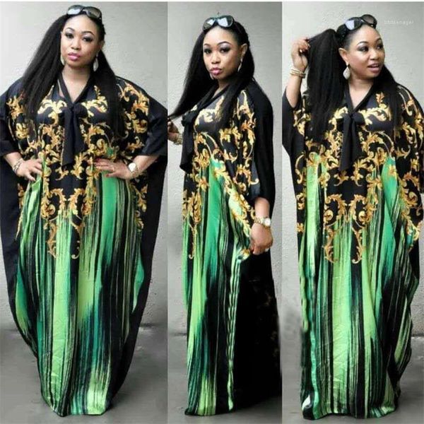 

women dress africa women loose maxi dresses luxury printing v neck womens dresses fashion plus size, White;black