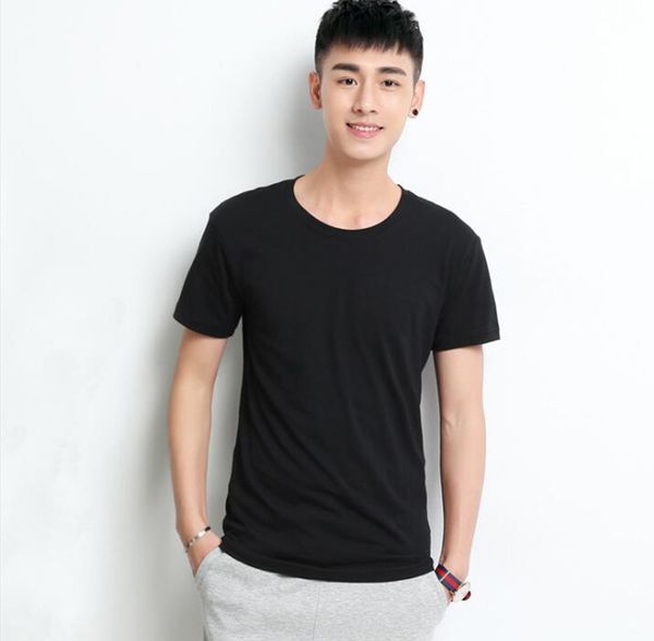 

мужчины лето футболка 2683, White;black