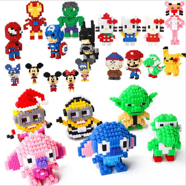 

super hot 34 типа mini super hero цифры dc marvel мстители капитан америка endgame кирпичные heads железный человек паук человек строительны