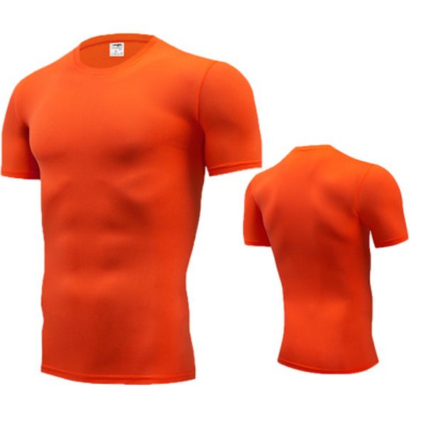 

men transportation short t-shirt fashion s- sleeve compression tshirts shirt summer 4xl color tight clothes pure rgibk, Black