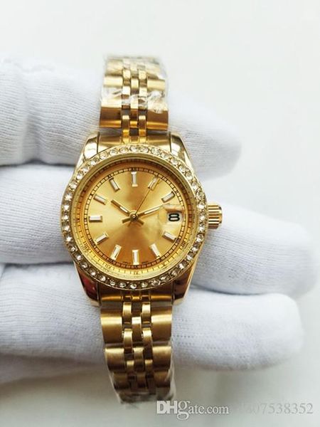 

2018 new luxury 26mm lady ceramic watches quartz wristwatches for women fashion exquisite women watches, Slivery;brown