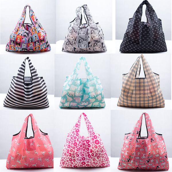 

fashion large size 300d oxford shopping travel environment sundries supermarket hand bag for lady women