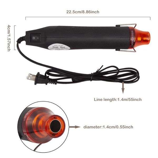 

mini air gun embossing tools handheld electric air shrinking machine