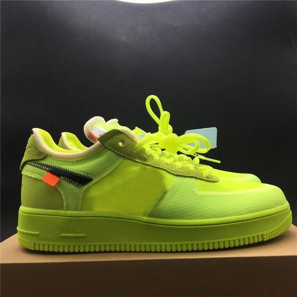 

2019 new arrivals forces volt running shoes women mens trainers one sports skateboard classic 1 green white black warrior sneakers