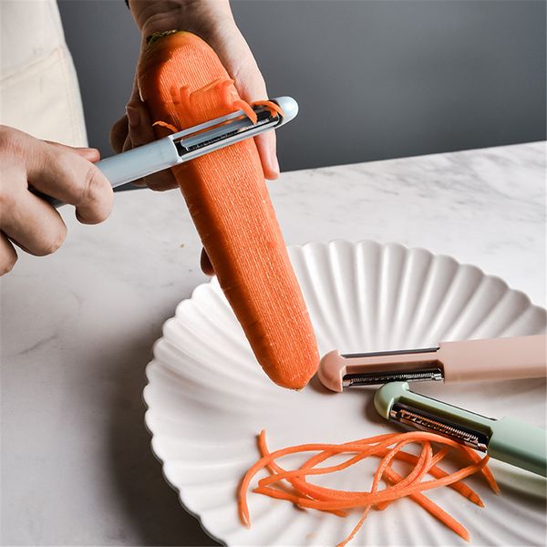 

paring knife multifunctional fruit vegetable peeler grater stainless steel portable knife slicer household kitchen accessories