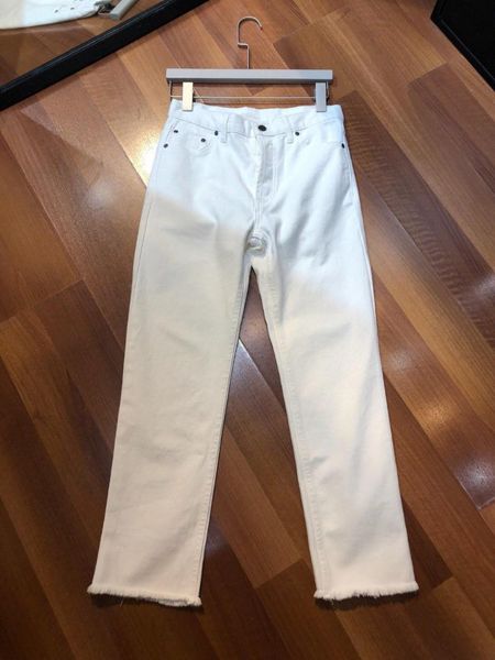 

2019 ladies fashion loose small straight lazy jeans 0508, Blue