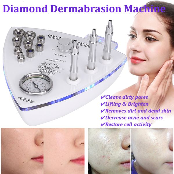 

2019 pro diamond microdermabrasion dermabrasion facial peel vacuum spray machine