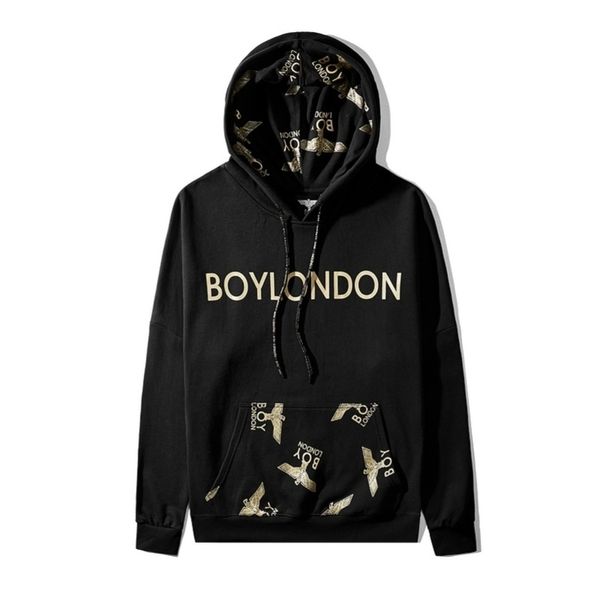 

boy london brand new mens designer hoodies luxury mens by sweatshirts men women winter and fall casual, Black