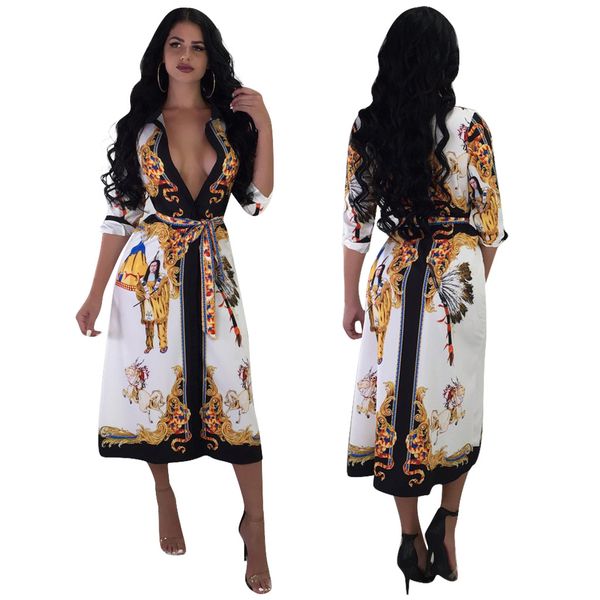 

women dresses fashion summer new style dresses print luxury women designer dresses women luxury designer summer folk-custom, Black;gray