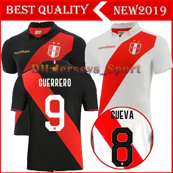 

перу футбол джерси 2019 копа америка перу дома белый красный футбол рубашка camiseta де fútbol перу майо-де-футовый камиза де futebol, Black;yellow