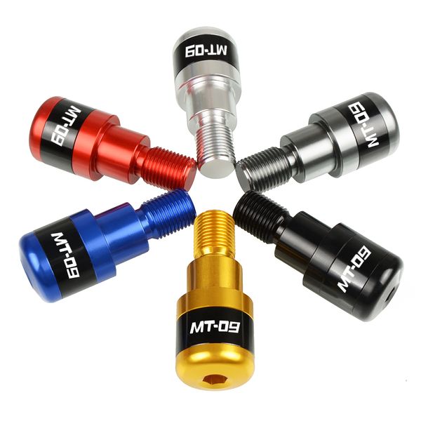

colorsl motorcycle accessories motorbike handlebar grips ends cnc aluminum motor hand bar ends for yamaha mt 09 mt09 2013-2019