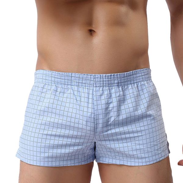 

new cotton loose men pants comfortable summer shorts hombre casual fitness breathable plaid&printed short pants men, White;black