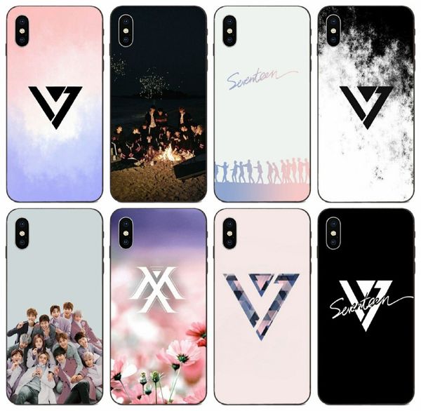 

[tongtrade] cartoon kpop seventeen jeonghan 17 novelty fundas logo case for iphone 11 pro max x xs 8 7 6s 5s galaxy j5 honor 5a lg g7 case