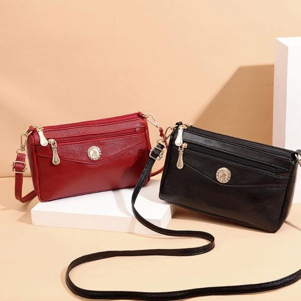 

solid leather 2020 women bag large capacity vintage purse handbag crossbody bags for women bolsa feminina
