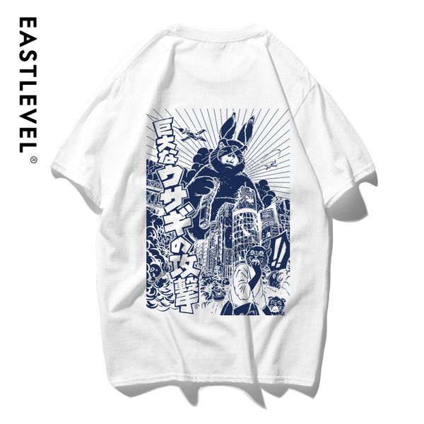 

ete trend мужская одежда t pity 2019 чистого хлопка комиксов печать оригинальный старый bf tide любителей бренда с коротким рукавом, White;black