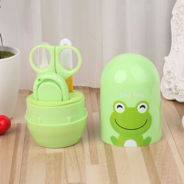 

1 set baby nail clipper cute cartoon storage trimmer children finger health care
