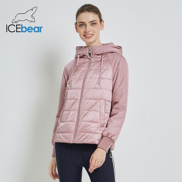 

2019 new women's autumn coat brand clothing short coat with hat fashion woman clothing gwc19070i, Tan;black