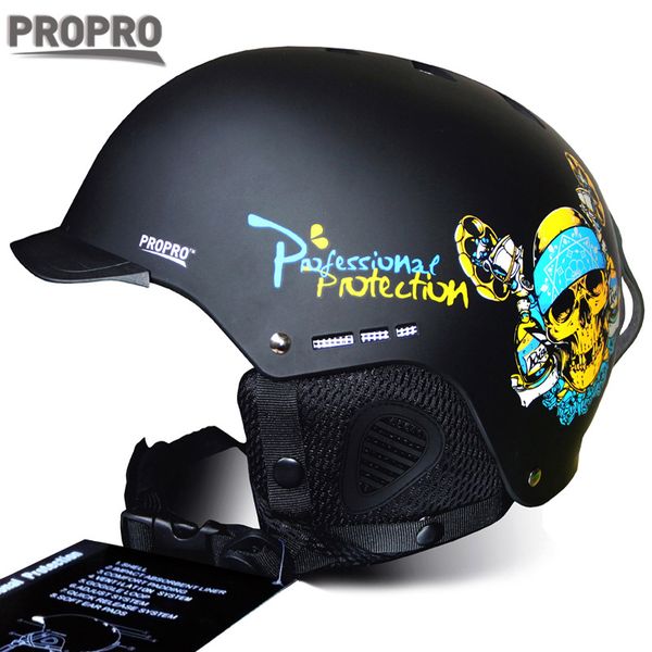 

propro ski helmet men women snowboard helmet moto snowmobile skateboard safety mask winter warm moto snowmobile capacete
