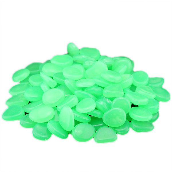

selling 50 glow in dark pebbles stone home garden walkway aquarium fish tank valentine gift dec 5 dropship