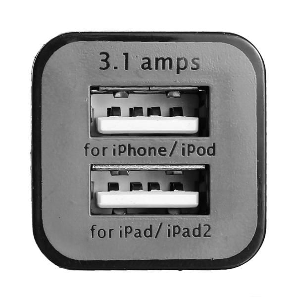 

мини двойной поѬ usb авомобилное заѬдное 3.1a авомобилнй адапеѬ дл iphone ipad