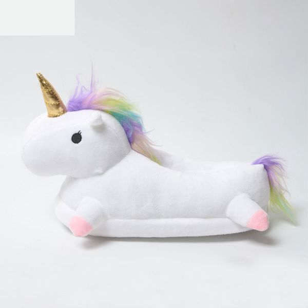 Acheter Licorne Pantoufles Dessin Animé Animal Griffe Kigurumi Onesies Pyjama Chaussures Enfant Adulte Kawaii Drôle Casual Style Cosplay Prop Partie