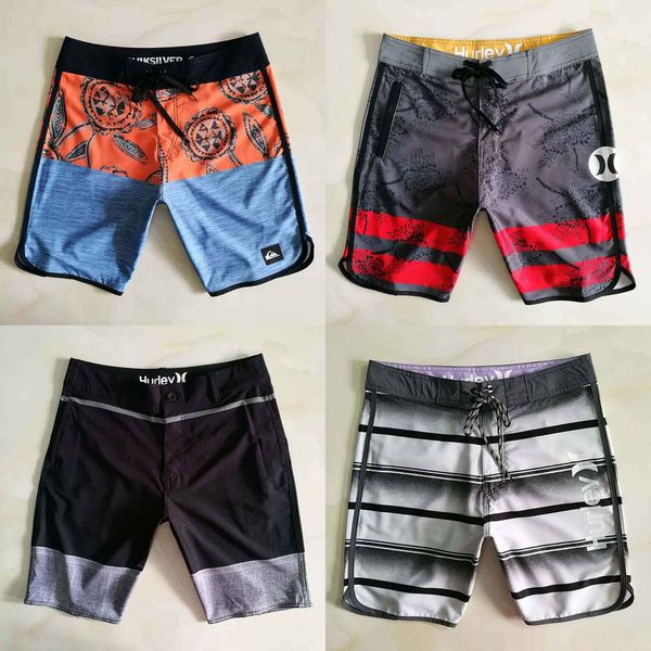 

2019 men swimwear brand beach shorts elastci waist pants straight tube surfing wear new quick drying causal shorts