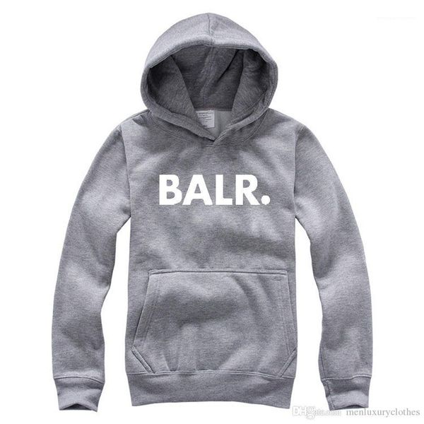 

male autumn spring fashion slim fit letters hooded sweatshirts stylish hiphop men balr. terry hoodies, Black