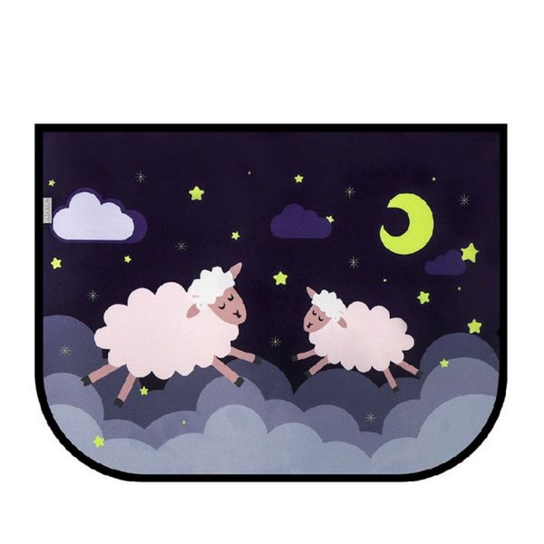 

car window sun shade deer cartoon pattern protect baby infants from sun glare uv rays rear window shades car curtain