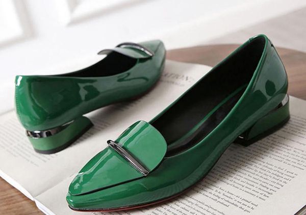 

women's shoes in spring and autumn low heel pointed end @kl308, Black