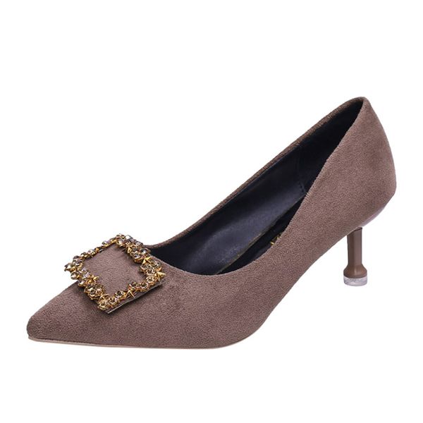 

sagace shoes winter women boots shallow slip on square heel shoes pointed toe boots fashion ankle for women, Black