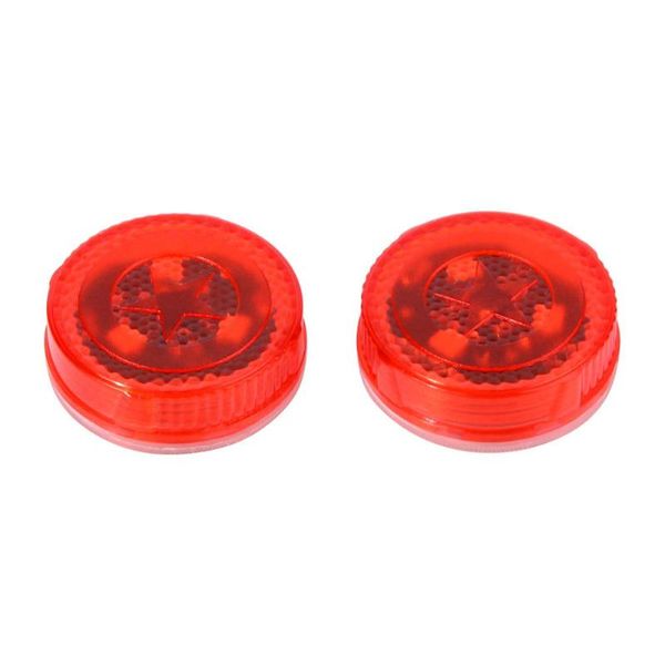 

2pcs/set red universal wireless car door open warning lights strobe flashing led anti rear-end collision safety lamps