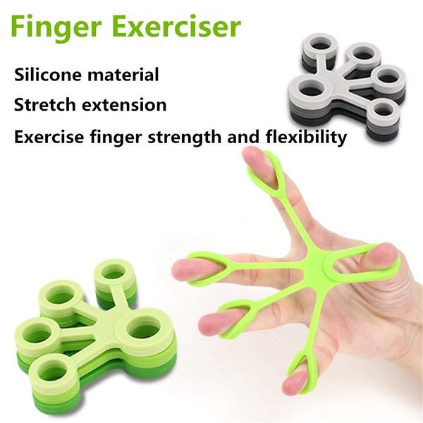 

chamsgend hand puller finger resistance bands exercisers stretcher rehabilitation training pull ring expander grip finger pull