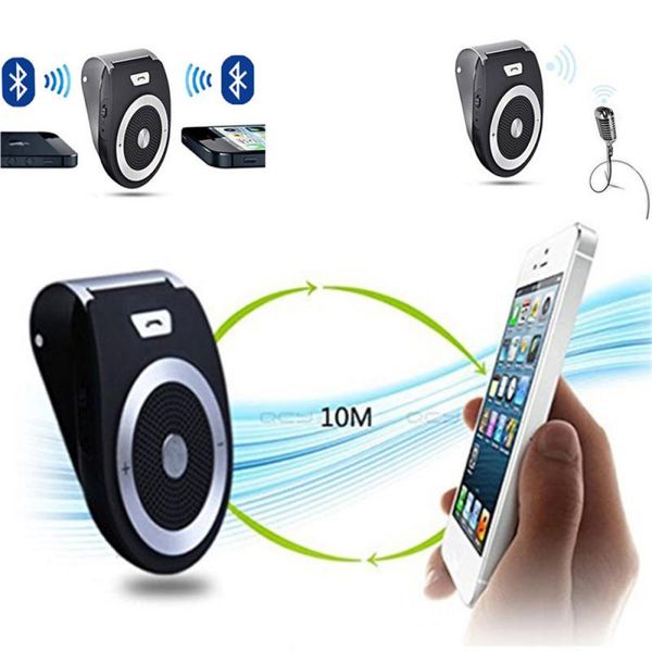 

car sun visor bluetooth handscar kit 4.1 wireless audio receiver speakerphone mp3 music player accessories