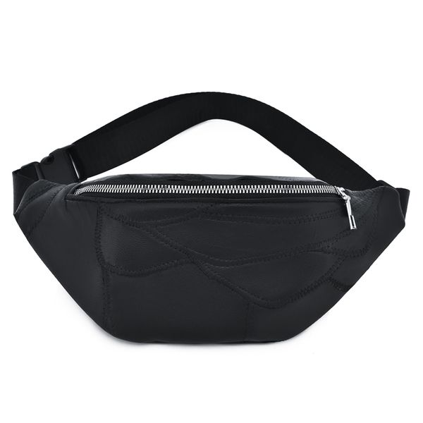 

2020 new waist bag fanny packs style belt bag pu leather waist pack travelling mobile phone bags