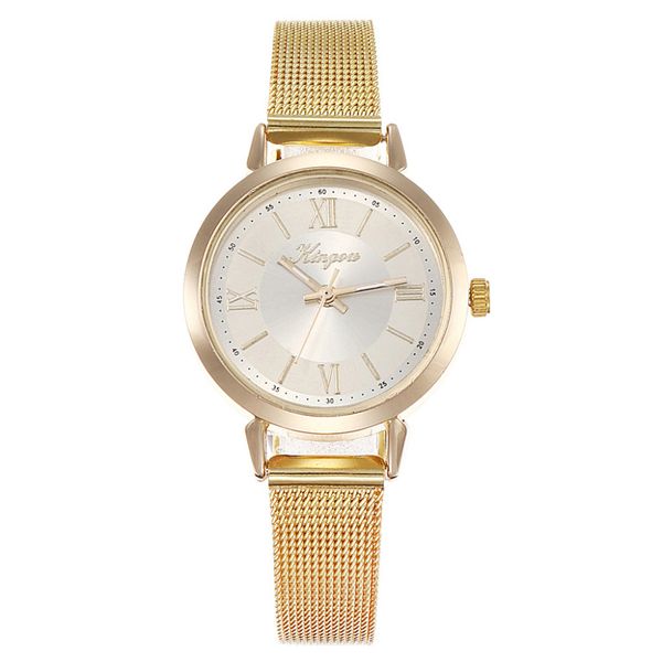 

mesh belt fashion women quartz wristwatches ladies watch gift clock business simple trend watch 2019, Slivery;brown