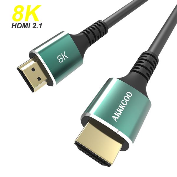 

8k hdmi cable, hdmi 2.1 cable, hdmi cable 8k 60hz, 4k 120hz 48gbps, hdcp 2.2, 4:4:4 hdr, cec/edid/earc for hdtv pc ps4 projector