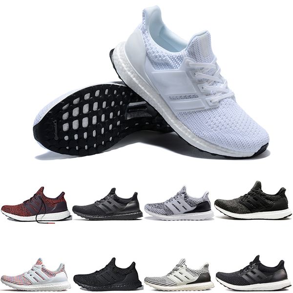 

Adidas ultra boost 4.0 ультра бегун обувь UB 4.0 мужские кроссовки Oreo тройной белый черный CNY ч