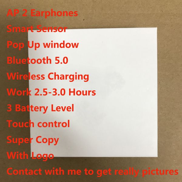 

Ap2 earphone gen2 ap head et ap 2nd earbud mart en or pop up window wirele charging 3 battery play 2 5 3 0 hour bt 5 0 touch headphone