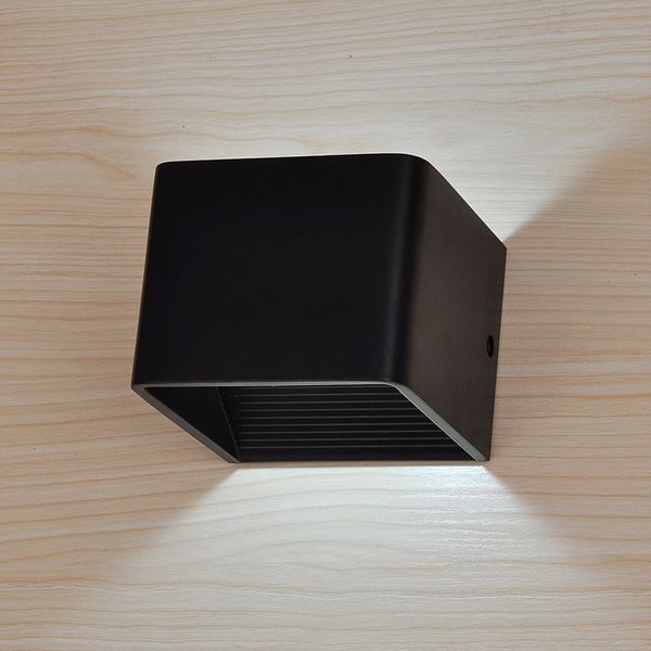 

3w modern simple style square aluminum led wall lamp indoor decor