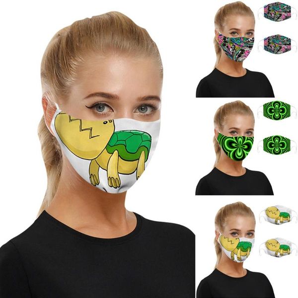 

2pc universal gesicht maskswashable und mehrweg staubdicht atemschutz camping mund gesicht smog-washable mascarillas, Black