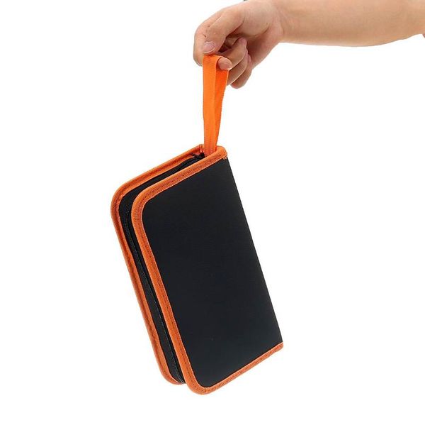 

110v/220v 60w electric soldering iron tool kit adjustable temperature welding tools solder heat pencil tips storage bag set