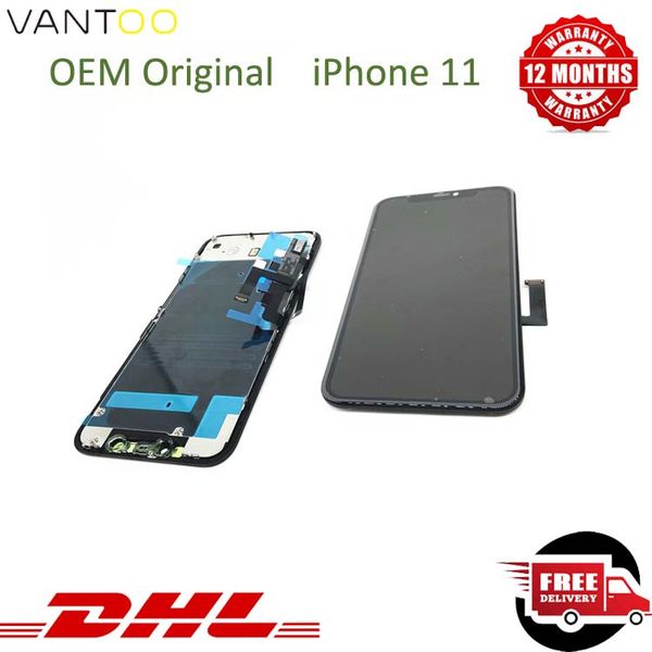 

12 months warranty lcd display for iphone 11 lcd screen with digitizer replacement quality 3d touch black