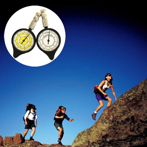 

1 pc odometer multifunction compass curvometer outdoor map measuring gauge range finder meter scale mileage map measurement tool